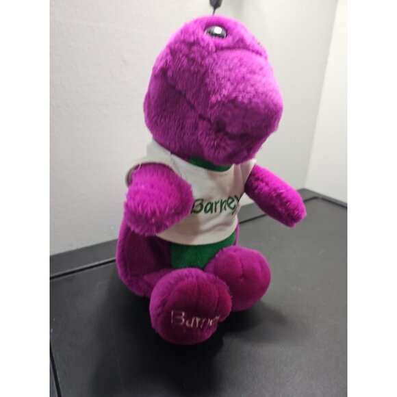Barney Plush Dinosaur Doll 12” Purple Lyons Group Vintage 1992 toy WITH SHIRT - Picture 2 of 7